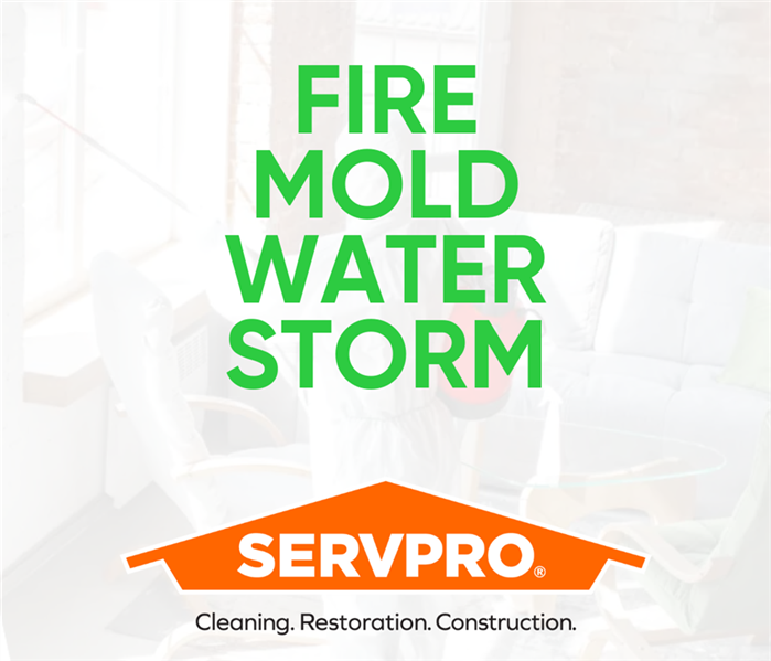 SERVPRO logo with the text "Fire Mold Water Storm" in green