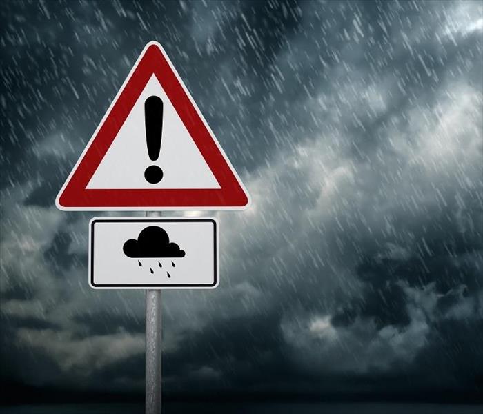 Thunderstorm Warning Sign 